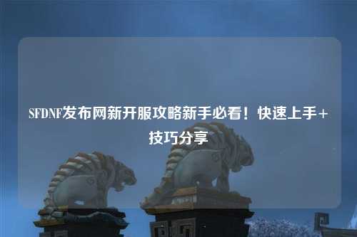 SFDNF發布網新開服攻略新手必看!快速上手+技巧分享?