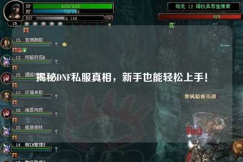 揭秘DNF私服真相，新手也能輕松上手！