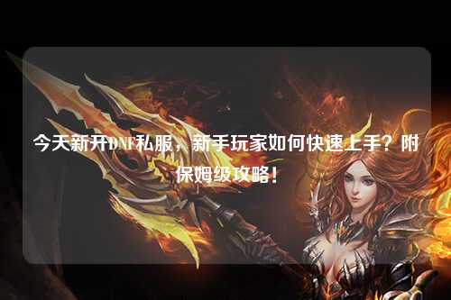 今天新開DNF私服，新手玩家如何快速上手？附保姆級攻略！