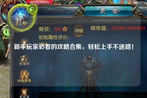 新手玩家必看的攻略合集,輕松上手不迷路!