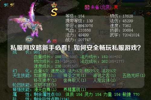 私服網攻略新手必看!如何安全暢玩私服游戲?