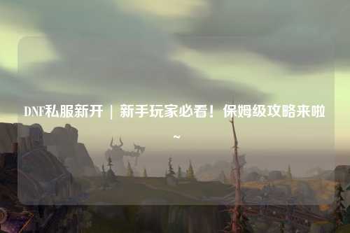 DNF私服新開(kāi) | 新手玩家必看!保姆級(jí)攻略來(lái)啦~?