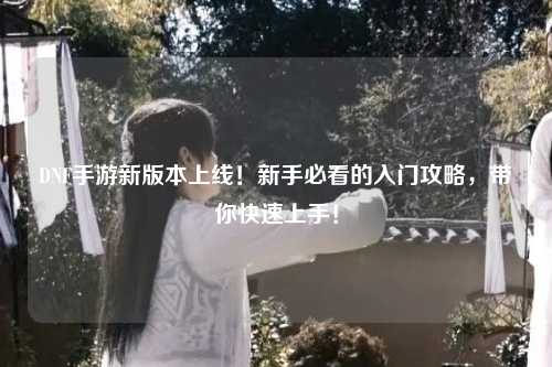DNF手游新版本上線！新手必看的入門攻略，帶你快速上手！