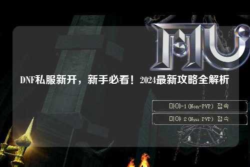 DNF私服新開,新手必看!2024最新攻略全解析