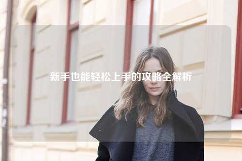 新手也能輕松上手的攻略全解析