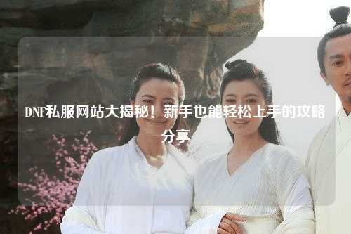 DNF私服網(wǎng)站大揭秘！新手也能輕松上手的攻略分享
