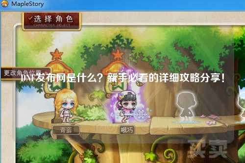 DNF發布網是什么？新手必看的詳細攻略分享！