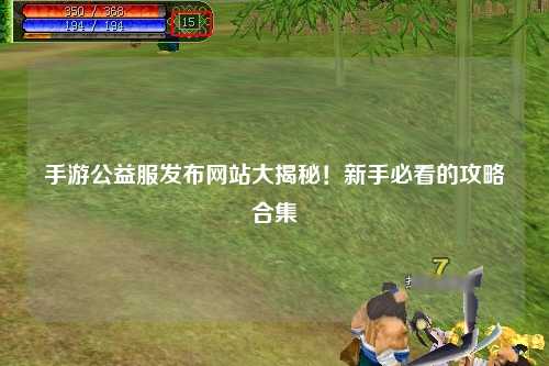 手游公益服發布網站大揭秘！新手必看的攻略合集