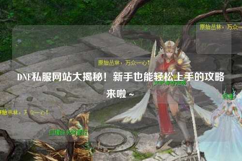 DNF私服網站大揭秘！新手也能輕松上手的攻略來啦～?
