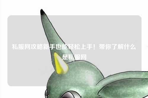 私服網攻略新手也能輕松上手!帶你了解什么是私服網