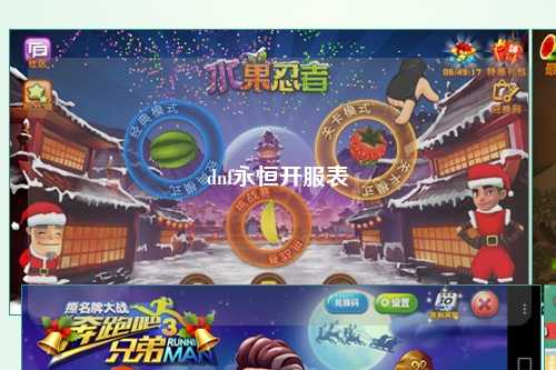 dnf永恒開(kāi)服表