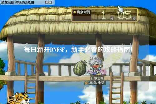 每日新開DNFSF，新手必看的攻略指南！