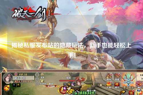 揭秘私服發布站的隱藏玩法,新手也能輕松上手!