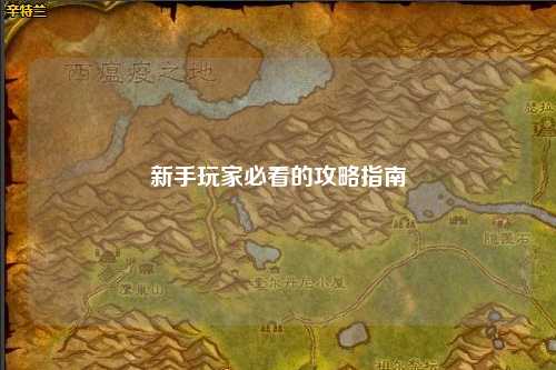 新手玩家必看的攻略指南